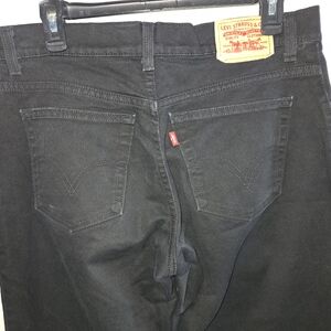 Levi's Women's Black 550 Relaxed Bootcut Jeans